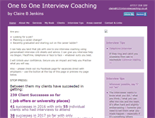 Tablet Screenshot of 121interviewcoaching.co.uk